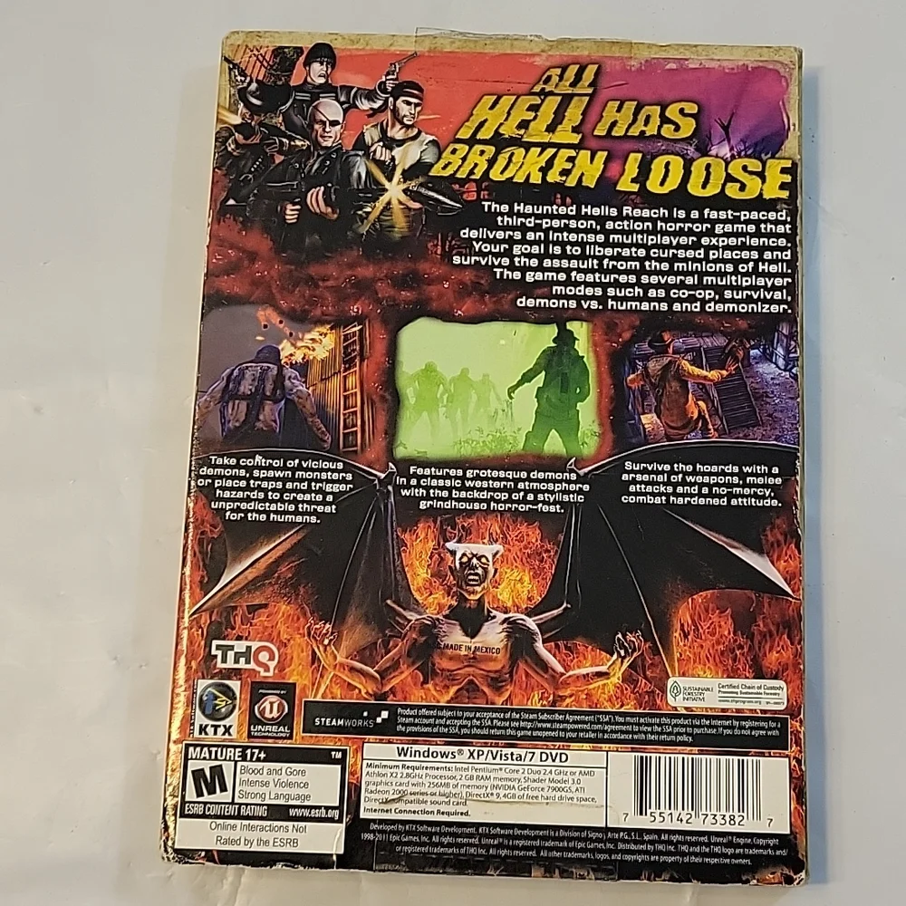 The Haunted Hells Reach PC DVD-Rom software -- ITEM #592